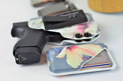 Hibiscus Flower Kydex EDC Wallet